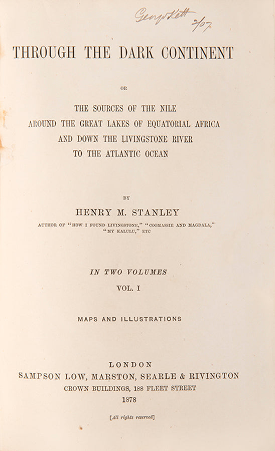 The story of the Anglo-American expedition to Central Africa, commanded by Stanley and undertaken between 1874 and 1877. 