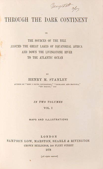 The story of the Anglo-American expedition to Central Africa, commanded by Stanley and undertaken between 1874 and 1877. 