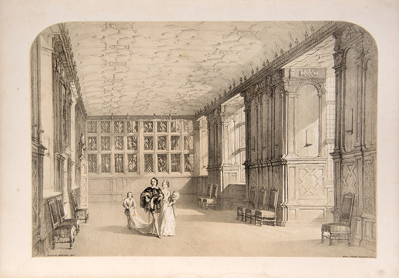 Signed first edition of Views of Haddon Hall by Douglas Morison, containing 25 views of the great Tudor Manor house.