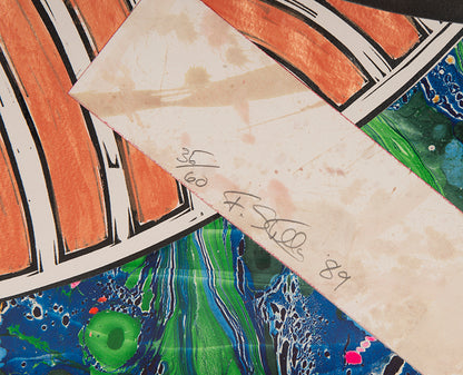 Frank Stella, Moby Dick, 1989, lithograph, lineoleum cut, and screenprint, signed by the artist, from the edition of 60, on wove paper