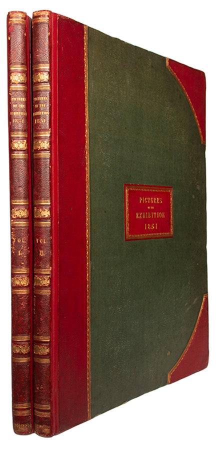 First edition of Dickinson's Comprehensive Pictures of the Great Exhibition of 1851 by Dickenson Bros, one of the great pictorial commemorations of the Great Exhibition, containing 55 chromo-lithograph plates.