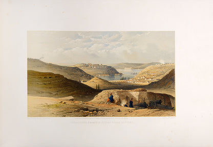 First edition Sketches in the Crimea by Henry Charles Cunliffe-Owen, containing 8 hand-coloured lithograph views of Criea, primarily Sevastapol. 