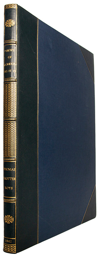 First edition of Original Views of London As It Is by Thomas Boys, containing 25 hand-coloured lithographs of London in the 1840s.