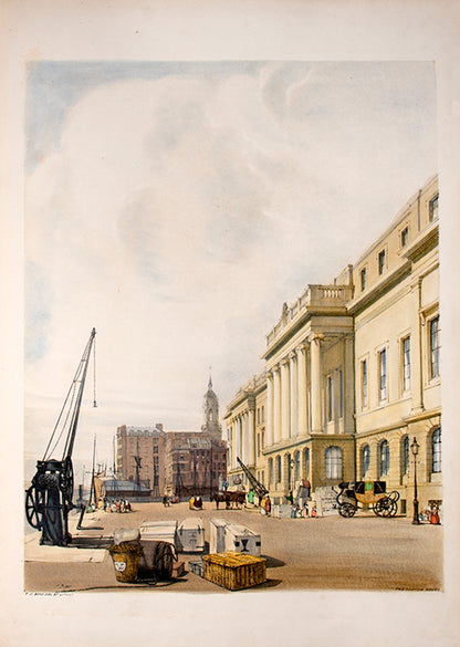First edition of Original Views of London As It Is by Thomas Boys, containing 25 hand-coloured lithographs of London in the 1840s.