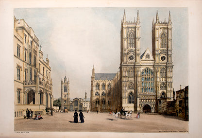 First edition of Original Views of London As It Is by Thomas Boys, containing 25 hand-coloured lithographs of London in the 1840s.