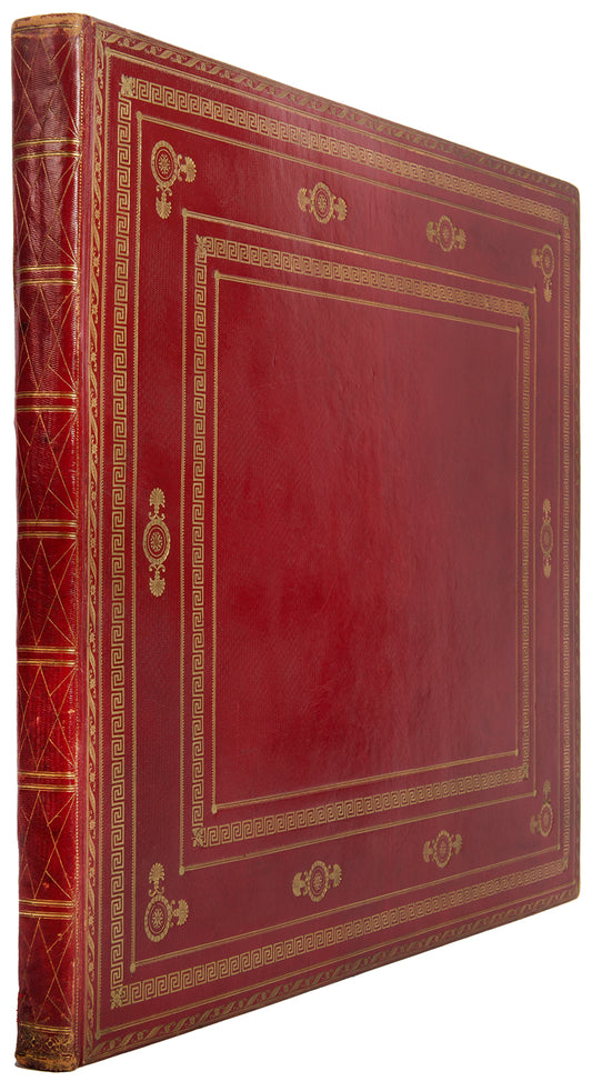 Early issue of Sceniche Decorazioni and Raccolta by Alessandro Sanquirico, the pioneering set designer, containing 75 plates of operas, ballets, and plays performed in La Scala in Milan between 1817 and 1832.