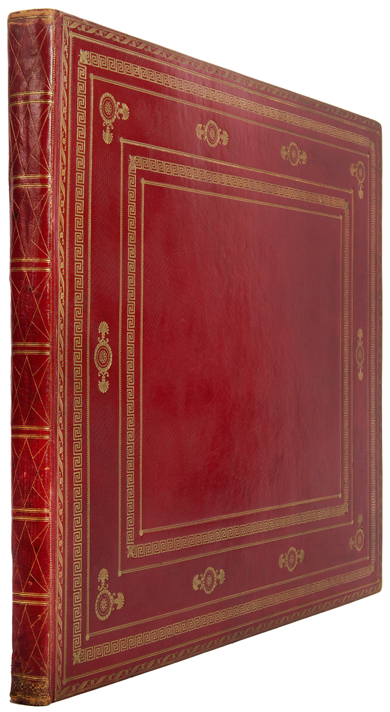 Early issue of Sceniche Decorazioni and Raccolta by Alessandro Sanquirico, the pioneering set designer, containing 75 plates of operas, ballets, and plays performed in La Scala in Milan between 1817 and 1832.