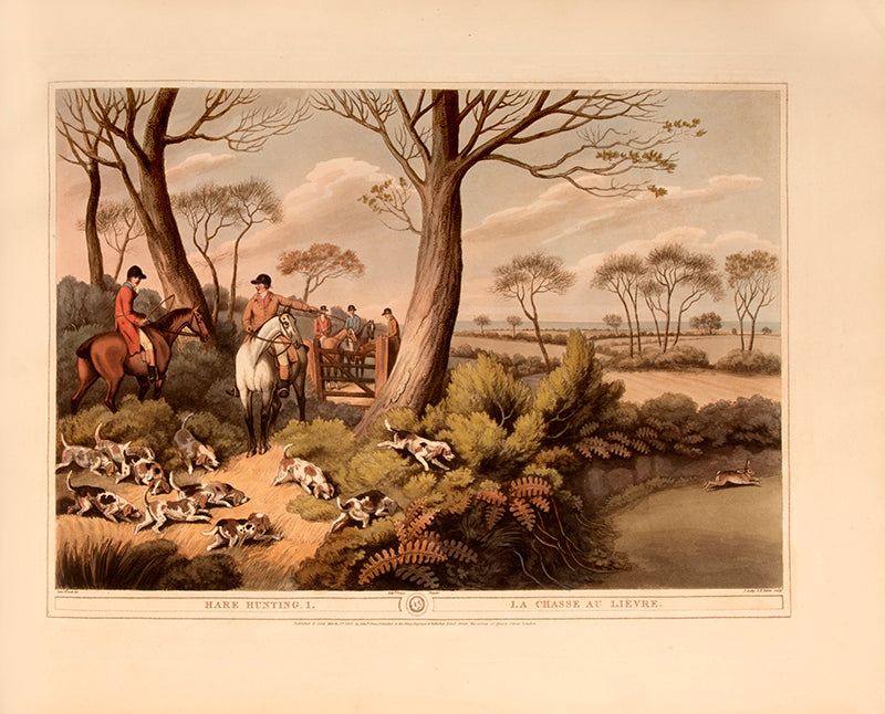 First edition of Orme's Collection of British Field Sports by Samuel Howitt, with 20 hand-coloured aquatints of hnting scenes, all in early states.