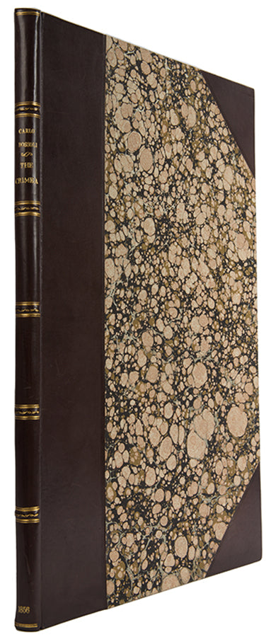 First edition of The Beautiful Scenery and Chief Places of Interest throughout the Crimea by Carlo Bossoli, containing 51 views of Crimea and the Ukraine.