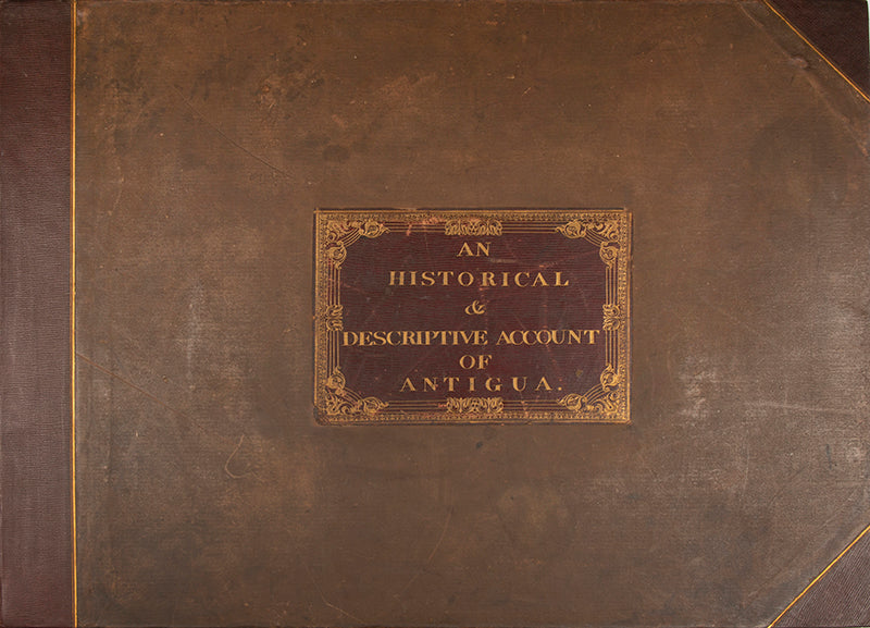 First edition of An Historical and Descriptive Account of Antigua by J. Johnson, containing 3 maps and 7 views of Antigua. Considered on of the most impressive works to depict Antigua in the nineteenth century.