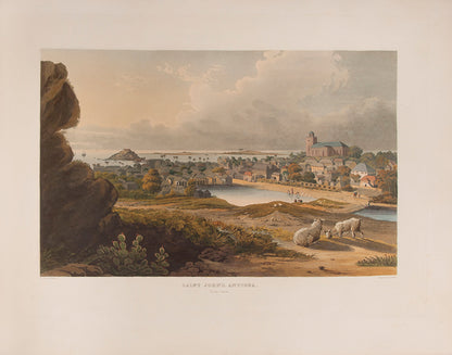 First edition of An Historical and Descriptive Account of Antigua by J. Johnson, containing 3 maps and 7 views of Antigua. Considered on of the most impressive works to depict Antigua in the nineteenth century.