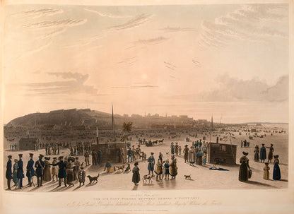 First edition of James Pattison Cockburn's Views of Quebec, a rare set of six views of Quebec during his time as an officer in the Napoleonic Wars.