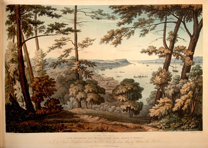 First edition of James Pattison Cockburn's Views of Quebec, a rare set of six views of Quebec during his time as an officer in the Napoleonic Wars.