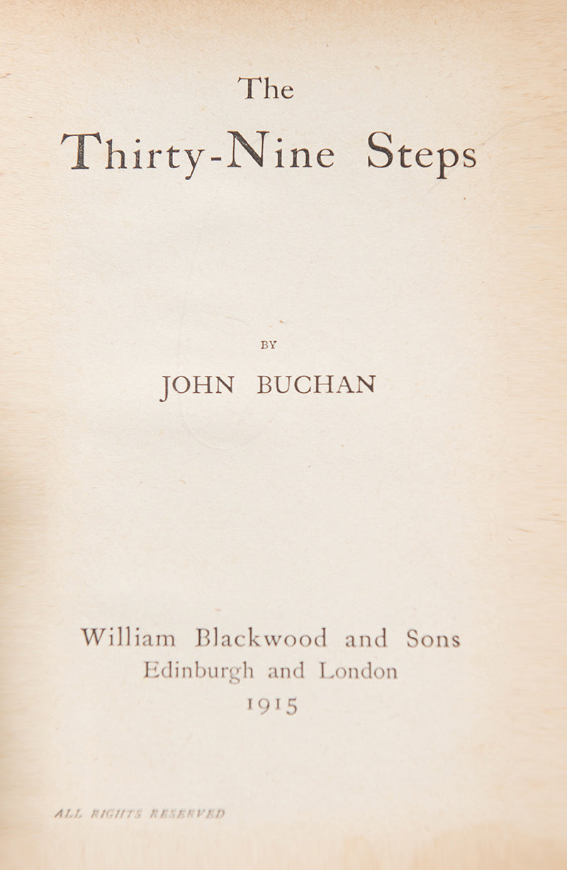 One of the most famous spy stories of the 20th century, The Thirty-Nine Steps by John Buchan has brought to screen, stage, radio 
