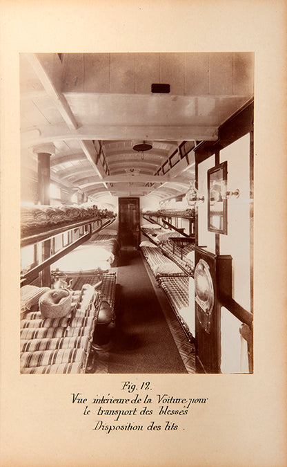 Manuscript copy of Transport par Chemins de fer des Blesses et Malades Militaires. Deuxieme Rapport.