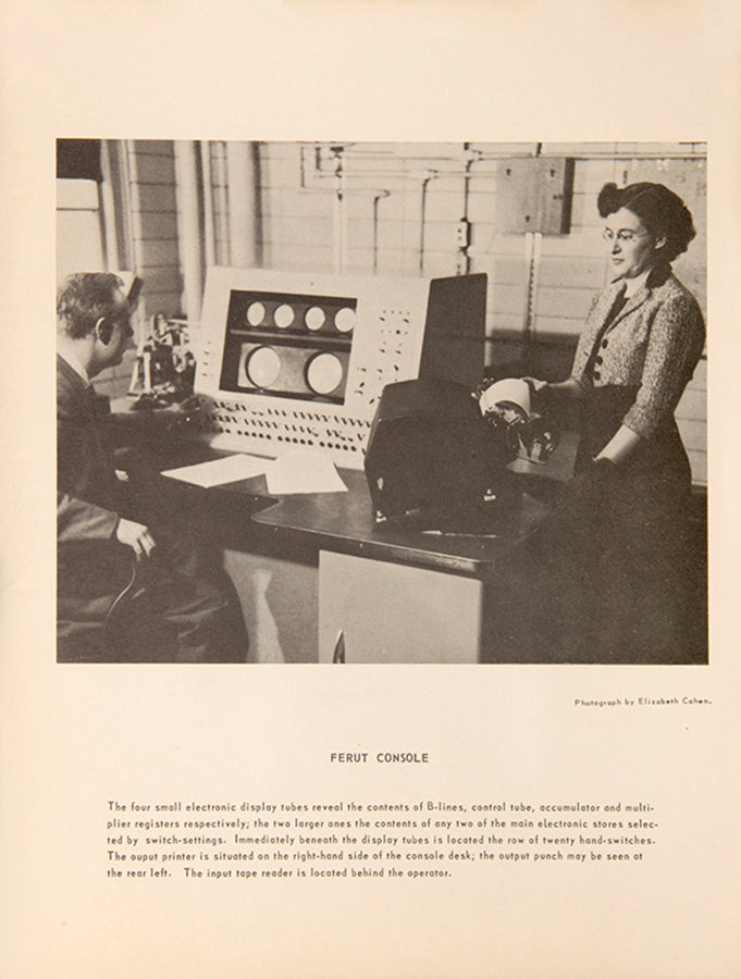First edition of Transcode Manual, the only separately published work by computing pioneer Beatrice Worsley and the founding document of Canadian computer science.