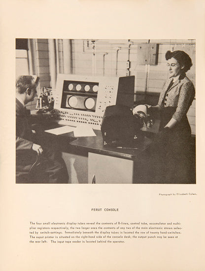 First edition of Transcode Manual, the only separately published work by computing pioneer Beatrice Worsley and the founding document of Canadian computer science.