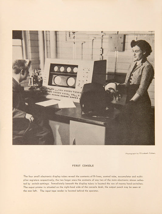 First edition of Transcode Manual, the only separately published work by computing pioneer Beatrice Worsley and the founding document of Canadian computer science.
