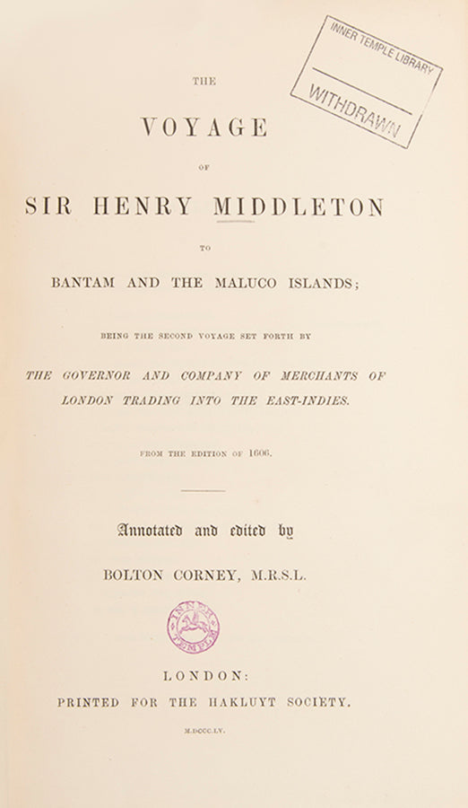 Sir Henry Middleton (d. 1613) was an English captain and adventurer for the East-India Company, like his two brothers.