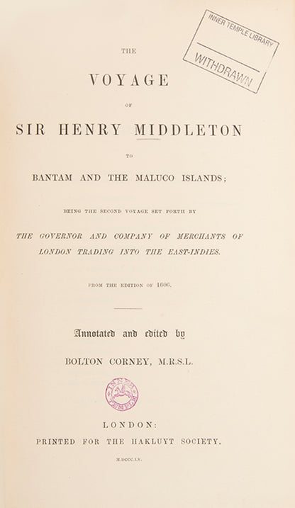 Sir Henry Middleton (d. 1613) was an English captain and adventurer for the East-India Company, like his two brothers.