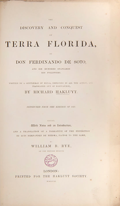 The Discovery and Conquest of Terra Florida,