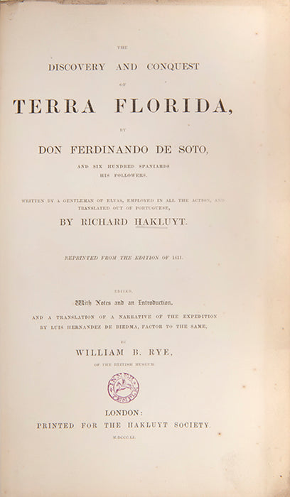 The Discovery and Conquest of Terra Florida,