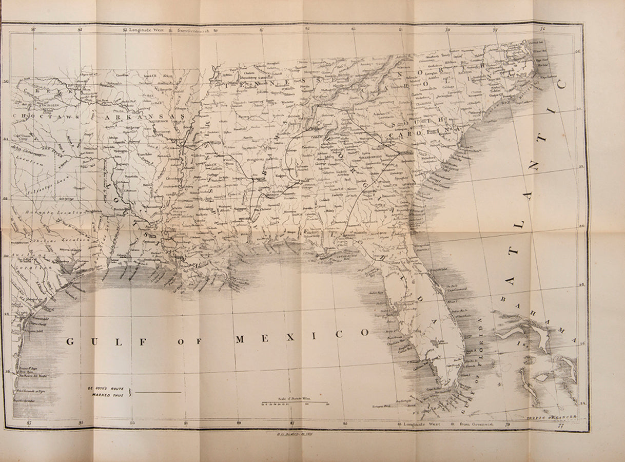 Hernando de Soto is best known for leading the first European expedition deep into the territory of the modern-day United States (through Florida, Georgia, Alabama, North Carolina, South Carolina, Mississippi, and most likely Arkansas). He is the first European documented as having crossed the Mississippi River.