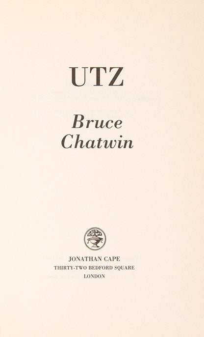 First editions of six works by Bruce Chatwin, comprising: In Patagonia; The Viceroy of Ouidah; On the Black Hill; The Songlines; Utz; What am I Doing Here.