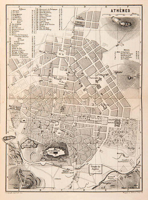 Athens and its Environs. [With] Athènes et ses Environs.