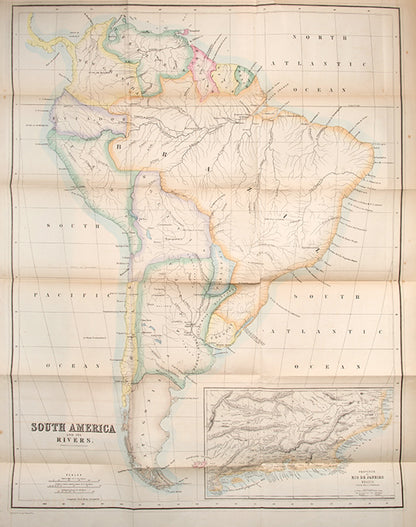 First edition of William Hafield's Brazil, the River Plate, and the Falkland Islands, containing 3 maps, one of which is coloured.