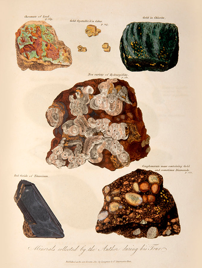 First edition of John Mawe's Travels in the Interior of Brazil particularly in the gold and diamond districts of that country, containing the earliest view of Sao Paolo.