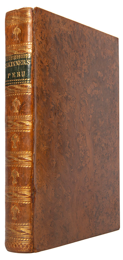 First edition of Joseph Skinner's The Present State of Peru, an English abridgement of Mercurio Peruano, a highly influential biweekly neswpaper published in Lima between 1791 and 1795.