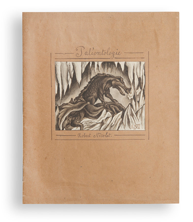 A highly original and accomplished manuscript on palaeontology featuring 27 watercolours by Robert Nicolet, a young Swiss artist in Belgium between 1917 and 1919.