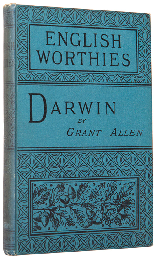 First edition of science writer Grant Allen's popular biography of Charles Darwin, published in 1888.
