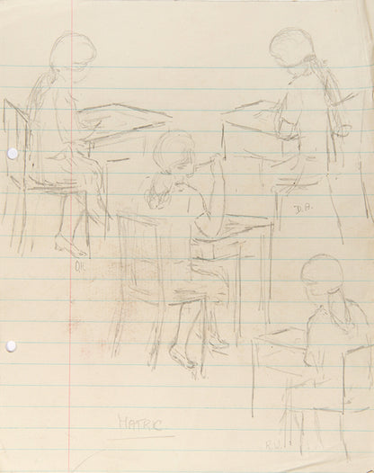 A wonderful group of artworks by the pioneering Oxford chemist Muriel Tomlinson that document her science education during the 1920s.