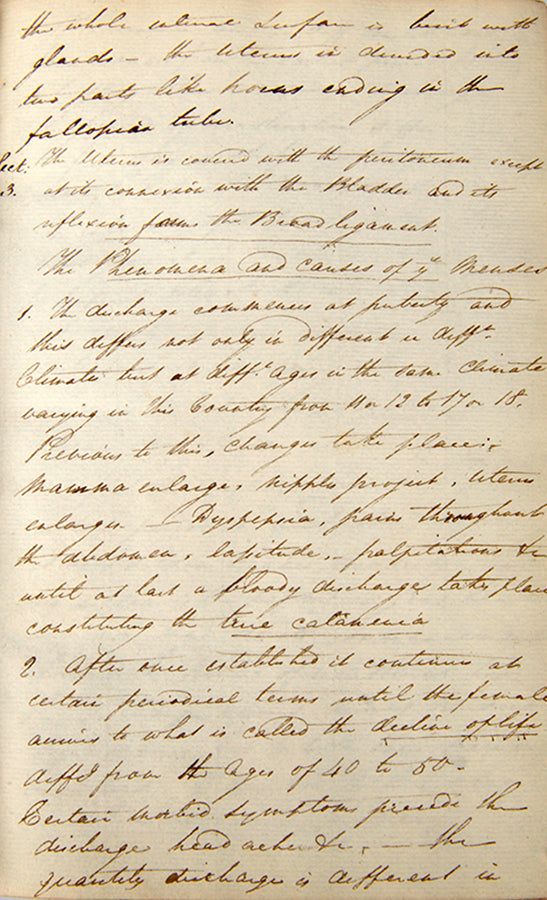 A substantial set of manuscript lecture notes on obstetrics made by a student of  physician James Hamilton at the University of Edinburgh in 1822.