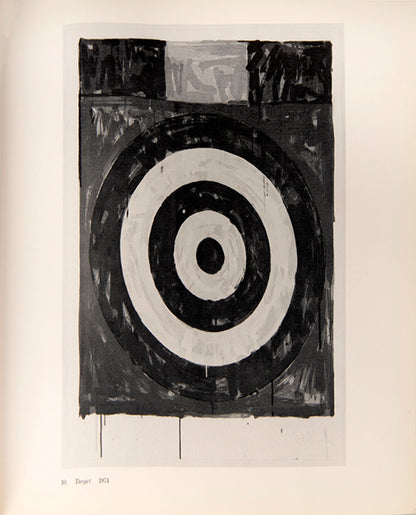 The exhibition catalogue with original Jasper Johns screenprint. 