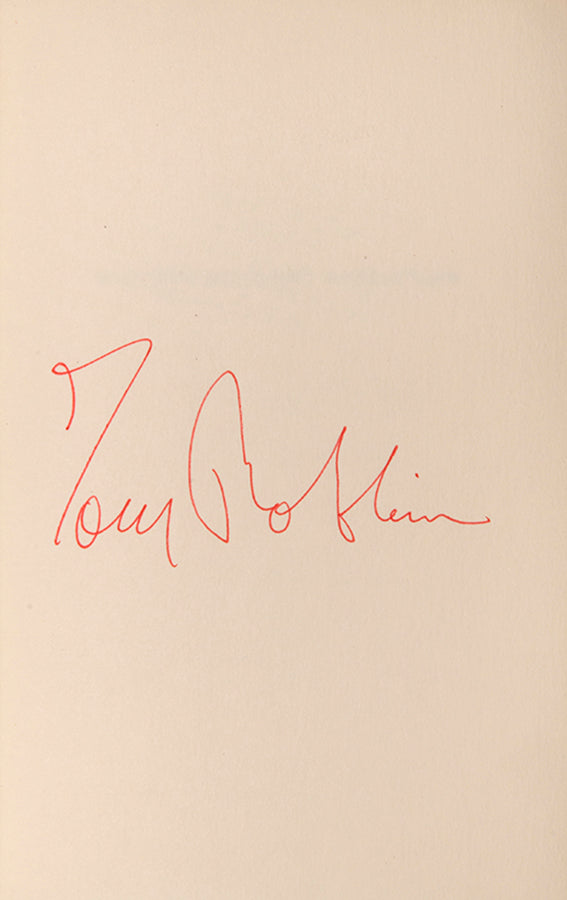 First edition of Another Roadside Attraction by Tom Robbins, signed by the author.