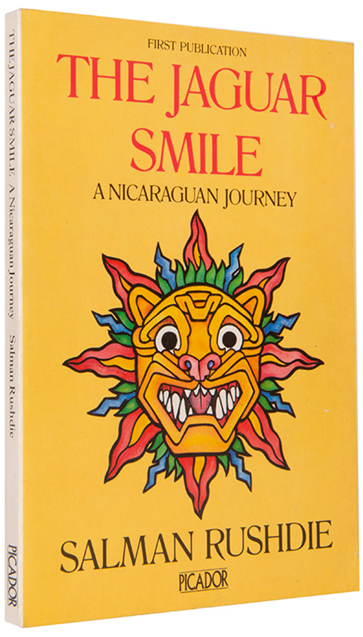 First edition of The Jaguar Smile by Salman Rushdie.