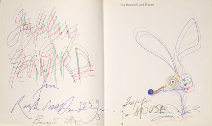 First editions of Inspector Mouse, Quasimodo Mouse, and Emergency Mouse by Bernard Stone and Ralph Steadman, inscribed to Hilary Gerrard