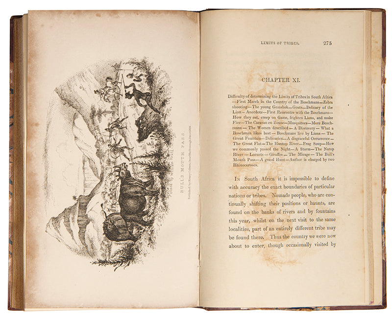 Alexander's inland journey from Cape Town during which he collected many specimens of fauna and flora.