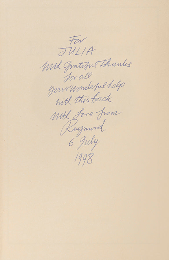 First edition of Ethel and Ernest by Raymond Briggs, inscribed by the author to Julia MacRae.
