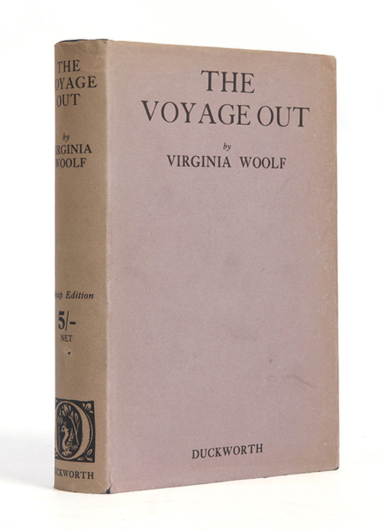First American edition, second English issue of The Voyage Out by Virginia Woolf.