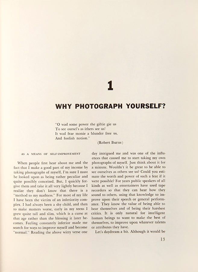 How I Photograph Myself.