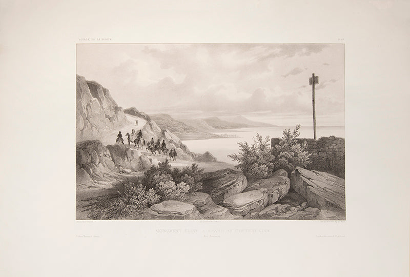 Monument Éleve A Hawaii au Capitaine Cook. Plate 47.