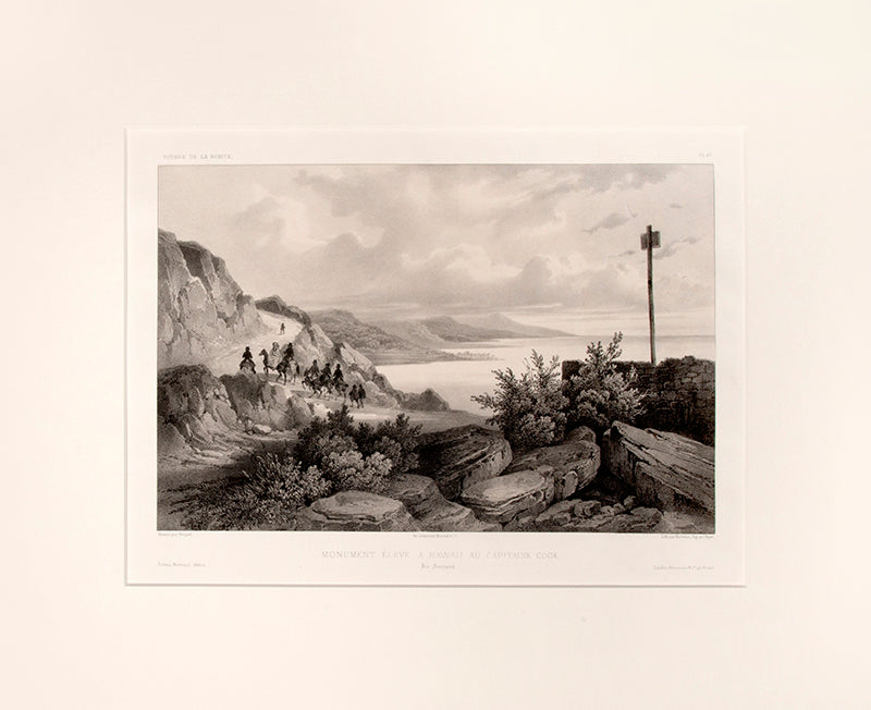 Monument Éleve A Hawaii au Capitaine Cook. Plate 47.