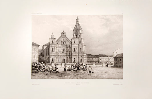 Eglise De Bidondo A Manille. Plate 52.