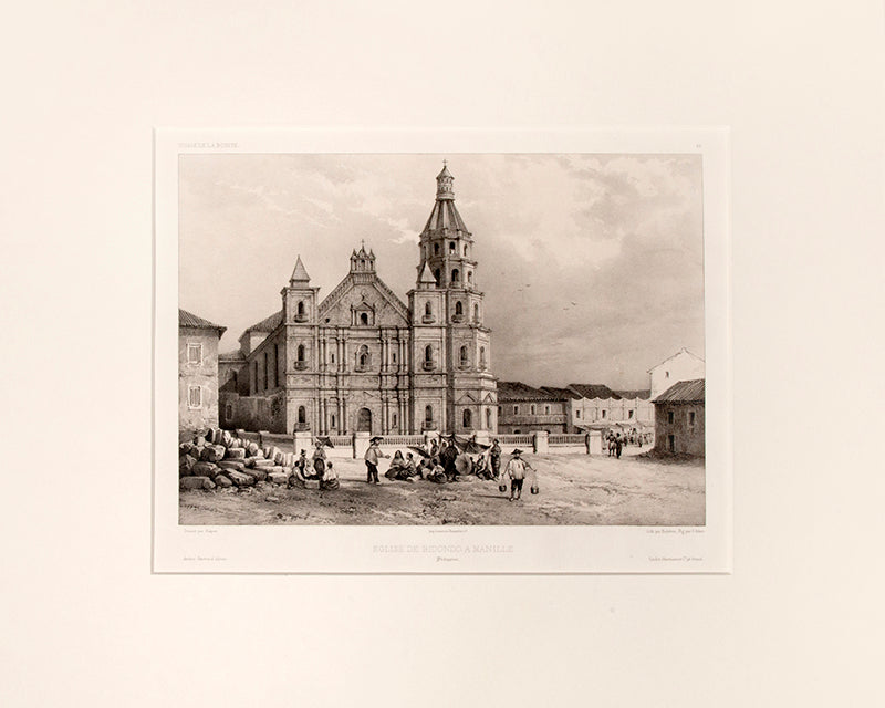 Eglise De Bidondo A Manille. Plate 52.