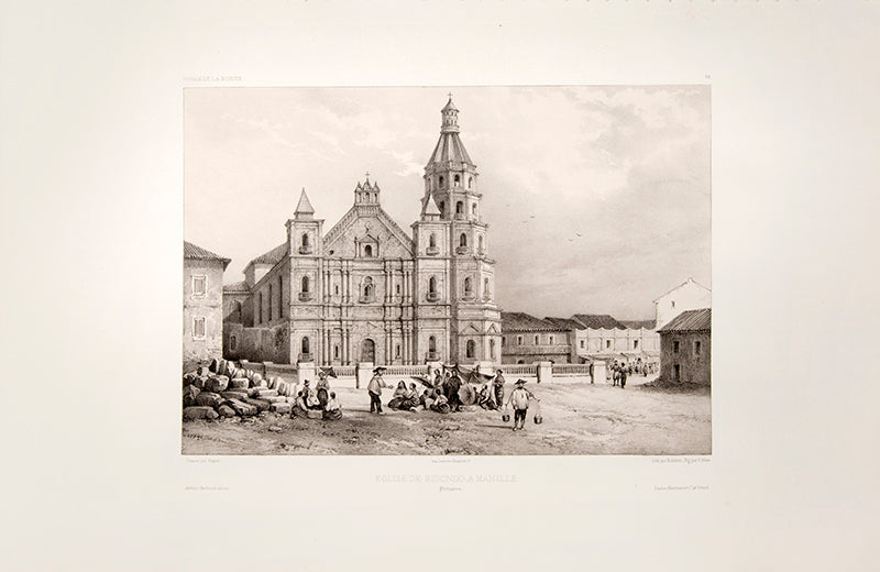 Eglise De Bidondo A Manille. Plate 52.