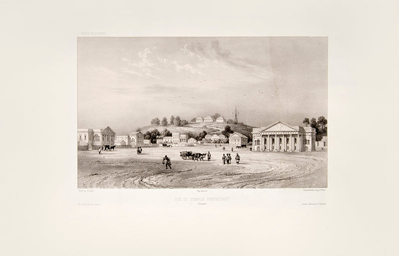 Vue Du Temple Protestant a Sincapour.